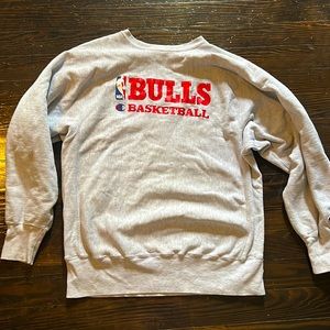 Vintage Champion Reverse Weave Chicago Bulls Crewneck